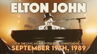 Elton John  Live in Pittsburgh September 19th 1989 [upl. by Melodee]