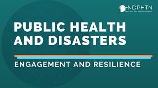 L024 Public Health and Disasters [upl. by Ayikin]