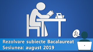 Rezolvare Bacalaureat Informatica august 2019 C [upl. by Alleunamme]