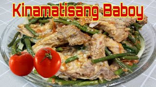 Kinamatisang Baboy Recipe  Pork Spare Ribs Recipe [upl. by Killion802]