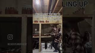 Filling the homestead pantry canning homestead canningshelf [upl. by Ludovick]