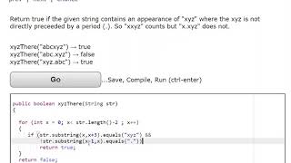 codingBat String2 xyzThere [upl. by Rednal]