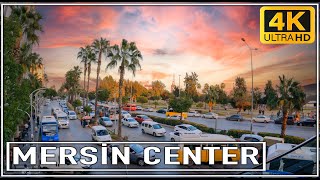 Mersin City Center Mersin Çarşı Enteller 4K Walking Tour Coastal Turkey [upl. by Ettevi]