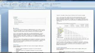 Innholdsfortegnelse og figurliste i Word [upl. by Zetes]