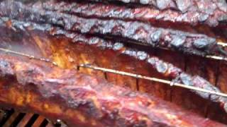 Smoking Ribs Buckeye Style [upl. by Dall511]