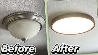 Easy LED Light Fixture Install For Every Homeowner [upl. by Piks]