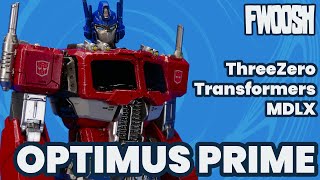 MDLX Transformers Optimus Prime ThreeZero Action Figure Review [upl. by Ssur]