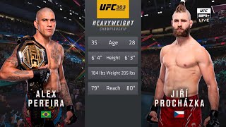 🔴 UFC 303 Alex Pereira vs Jiří Procházka 2  Full Fight amp Highlights  Light Heavyweight Title [upl. by Waddell970]