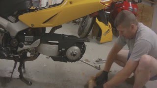 Honda VFR 800 750 Chain Removal Replacement [upl. by Urania]