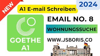 Goethe A1 Email Schreiben  Wohnungssuche goethea1 [upl. by Iyre542]