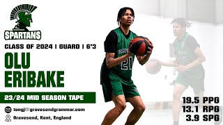 Olu Eribake 202324 Midseason Recruitment Tape [upl. by Zaneski]