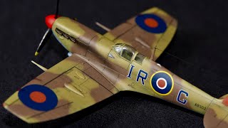 Revell 172 Supermarine Spitfire MkVb with added Aboukir Filter 244 wing Wg Cdr Ian Gleed built [upl. by Aikim]