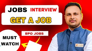 Mnc Company Job Interview Tips  Bpo Job  Back Office Job Interview  Call Centre Job Interview [upl. by Nnyluqcaj]