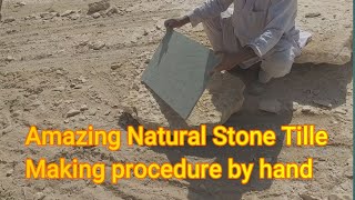 How to make natural stone tile [upl. by Delle]