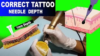 Tattoo Needle Depth  Hindi [upl. by Terrena]