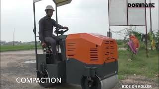 Ride on Roller by Dominant Construction Equipment [upl. by Etz]