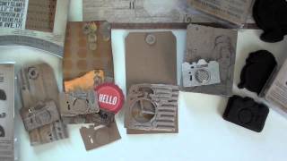 New Tim Holtz Alteration dies and samples [upl. by Kere225]