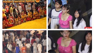 Bangkok Thailand navratrei festival Indian style full vedio hindi silom road vlog viralvideo thai [upl. by Charity249]