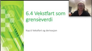 S1 Vekstfart som grenseverdi [upl. by Valdas198]