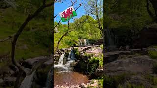 Calm Waterfalls in the Brecon Beacons National Park in Wales 🤩🏴󠁧󠁢󠁷󠁬󠁳󠁿 [upl. by Atiuqehc]