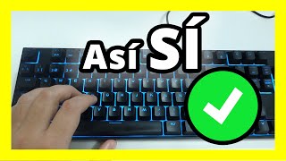 ✅APRENDE cómo COLOCAR los DEDOS correctamente en el TECLADO para escribir MÁS RÁPIDO 🚀MECANOGRAFÍA [upl. by Gaultiero]