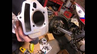 Apollo RFZ 125cc pit bike top end rebuild how to [upl. by Sefton]