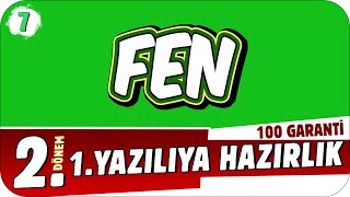 7Sınıf Fen 2Dönem 1Yazılıya Hazırlık 📝 2023 [upl. by Hortensia969]