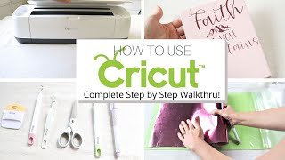 How to use Cricut Cutting Machines For Beginners [upl. by Ttirrem18]