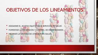 Lineamientos nacionales en salud publica [upl. by Ralleigh]