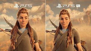 Horizon Forbidden West  PS5 vs PS5 Pro Graphics Comparison [upl. by Anilra]