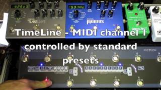 TheGigRig G2 Demo 2  MIDI with Strymon Timeline and Mobius [upl. by Locke]