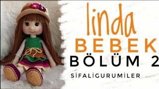 2👩LİNDA BEBEK subtitle KOLLAR VE OMUZ VUCUDA TEL YERLEŞTİRME lindabebek amigurumitarifleri [upl. by Aihsia]