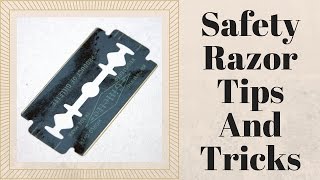 SingleBlade Safety Razor Shaving Tips amp Tricks [upl. by Ilyak]