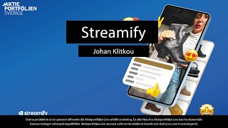 Streamify hos Aktieportföljen Live 25 april 2024 [upl. by Menken]