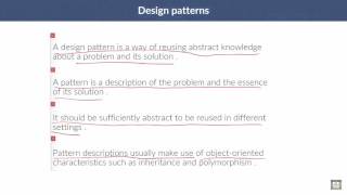 Software Engineering  C6  L7  Design patterns [upl. by Winslow14]