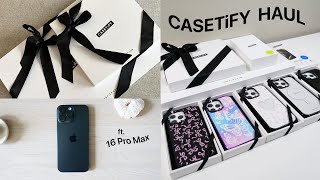 Unboxing CASETiFY iPhone 16 Pro Max Accessories 2024  My Favorite Phone Case Haul [upl. by Notirb757]