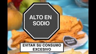 Octógonos Cómo afecta el exceso de sodio en el cuerpo humano [upl. by Annaeirb]