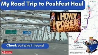 Poshfest Road Trip Haul 288 miles 3 Goodwill Outlets and Endless Insights [upl. by Rukna]