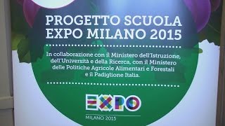 Progetto scuola Expo 2015 oltre 2 milioni di studenti attesi tra i padiglioni milanesi [upl. by Etiuqram]