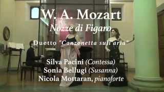 WA Mozart Duetto quotSullariaquot Nozze di Figaro S Pacini  S Bellugi [upl. by Truscott]