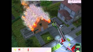 Emergency 4  FRS Langenselbold mod 2 Roof fire [upl. by Ahar565]