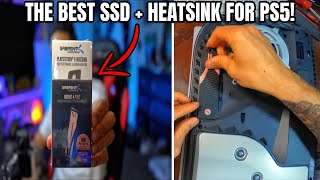 Sabrent Rocket 4 Plus PS5 SSD Install  THE BEST SSD  Heatsink For Playstation 5 [upl. by Leonhard]