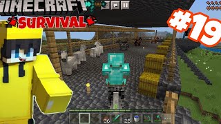 🔥 FINALLY I BUILT HORSE FARM IN MY WORLD  MINECRAFT GAMEPLAY  19 [upl. by Thorlie224]