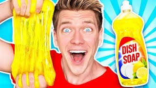 Making Slime out of Weird Objects Learn How to Make No Glue Diy Best Slime vs Real Food Challenge [upl. by Ahsimal]