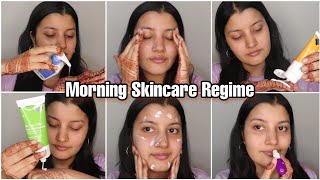 My Updated Morning Skincare Regime For Oily Skin  Winter Skincare [upl. by Gladdie32]