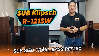 Mới 2022  Loa Sub Klipsch R121SW Sub Điện Bass 30cm Công Suất 200W [upl. by Eziechiele310]