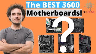 The ABSOLUTE Best Motherboards For Ryzen 5 3600 TODAY TOP 5 [upl. by Ennove530]