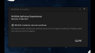 مشكلة nividia installer cannot continue [upl. by Anabahs]