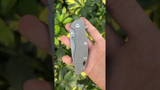 Hinderer Knives XM18 35quot  Spear Point  Working Finish  Titanium Scale Knife From R1MarketPlace [upl. by Atikir171]