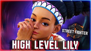 SF6 High Level Lily ▶ HIBIKI ▰ Street Fighter 6 high level gameplay [upl. by Boleyn352]